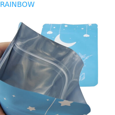 Logo na zamówienie Plastic Three Side Seal Small Sachet for Sleep Patch Aluminium Foil Soft Touch Mylar Bag