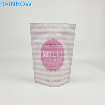 Zaopatrzenie na zamówienie Stand Up Zipper Bag Plastic Bag For Body Scrub Bath Salt Packing Coffee Body Scrub Bag