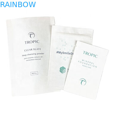 Logo niestandardowe Ekologiczny Biały Papier Kraft Mango Powder Nuts Pet Food Biodegradable Zipper Smell Proof Paper Packaging P