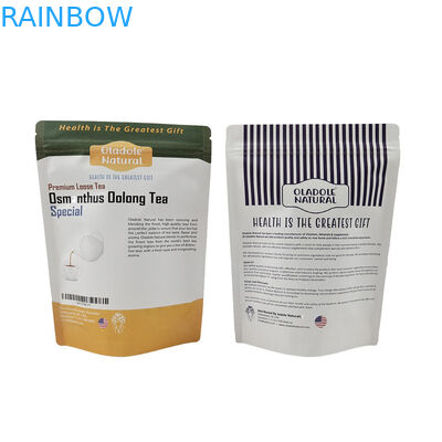 Niskie MOQ Stojąco ponownie zamykane zamki Kraft Paper Pocket Custom Biodegradable Ponownie zamykane torebki Mylar dla zwierząt domowych