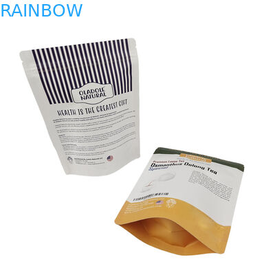 Niskie MOQ Stojąco ponownie zamykane zamki Kraft Paper Pocket Custom Biodegradable Ponownie zamykane torebki Mylar dla zwierząt domowych