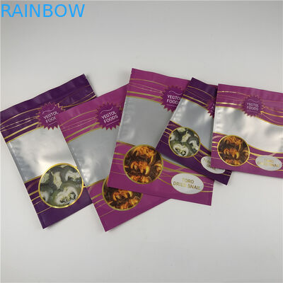 Zastosowanie własnego logo Drukowanie cyfrowe Ziplock Żywność Stand Up Worki opakowaniowe z oknem