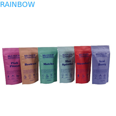 Cyfrowo wydrukowane torebki Mylar Proof Smell Coffee Poeder Packaging Stand Up Zip Lock Bag z folią aluminiową