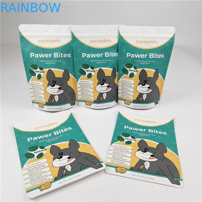 Logo niestandardowe MOQ 100 sztuk Kraft Paper Bags for Tea Cookie Cake Nuts Edibles Powder Pet Food Packaging Bag