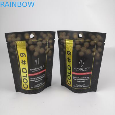 Niestandardowe wydrukowane, ponownie zamykane, zamykane, stand-up, torba do kąpieli, opakowania soli, torebki holograficzne