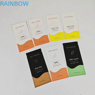 Materiał PLA Biodegradowalna torebka Kraft z foliową torebką żywnościową Opakowanie Małe torebki próbkowe