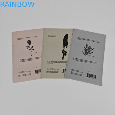 Próbki kosmetyczne Krem do twarzy biodegradowalny Kraft Pouch Niestandardowa drukowanie cyfrowe Małe torebki