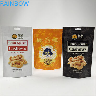 Najlepiej sprzedający przyjazny dla środowiska stand up z sakiewką z zipperem Wypakowane plastikowe torebki