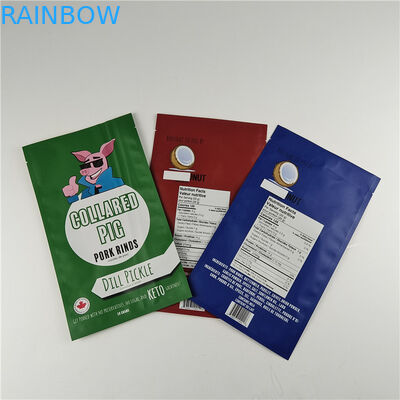 Producent Niestandardowy rozmiar Przechowywanie Worek z przekąskami Opakowanie Matka Folia aluminiowa Stać na górze Worek opakowania Ziplock