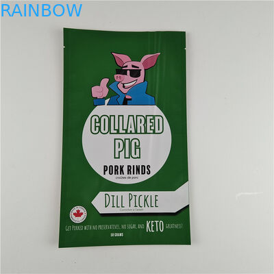 Producent Niestandardowy rozmiar Przechowywanie Worek z przekąskami Opakowanie Matka Folia aluminiowa Stać na górze Worek opakowania Ziplock