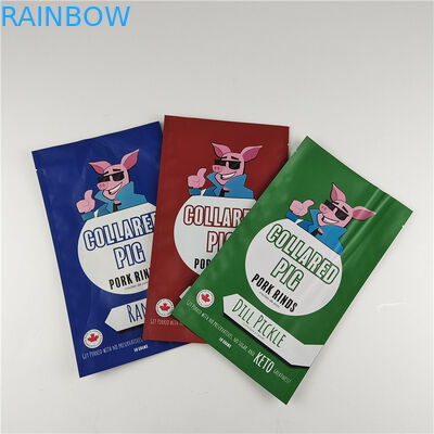 Producent Niestandardowy rozmiar Przechowywanie Worek z przekąskami Opakowanie Matka Folia aluminiowa Stać na górze Worek opakowania Ziplock