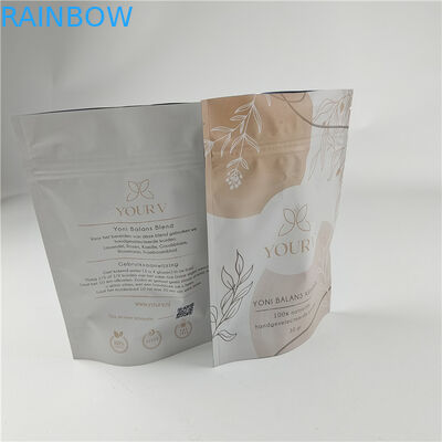 Nowy projekt Niestandardowy rozmiar Matte Finish Snack Bag Packaging Matt Aluminium Foil Stand Up Pocket Ziplock Doypack Bag