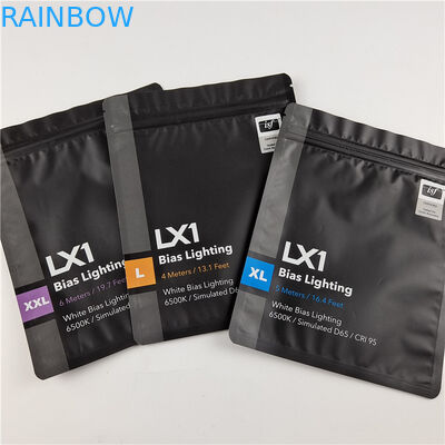 Najwyższej jakości Logo na zamówienie Drukowane worki z trzema stronami do pielęgnacji zębów Opakowania z przyjaznym dla środowiska i bezpiecznym materiałem