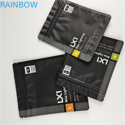 Najwyższej jakości Logo na zamówienie Drukowane worki z trzema stronami do pielęgnacji zębów Opakowania z przyjaznym dla środowiska i bezpiecznym materiałem