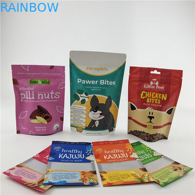 Najlepiej sprzedający się, nadający się do recyklingu, przyjazny dla środowiska, specjalnie wydrukowany worek klasy żywnościowej z zamkiem do pakowania przekąsek