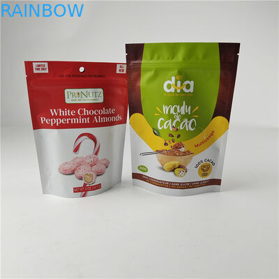 Wysokiej jakości niestandardowe drukowanie cyfrowe PE wielokrotnie używalne torba z zamkiem plastikowy stand up torebki Mylar