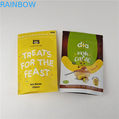 Wysokiej jakości niestandardowe drukowanie cyfrowe PE wielokrotnie używalne torba z zamkiem plastikowy stand up torebki Mylar