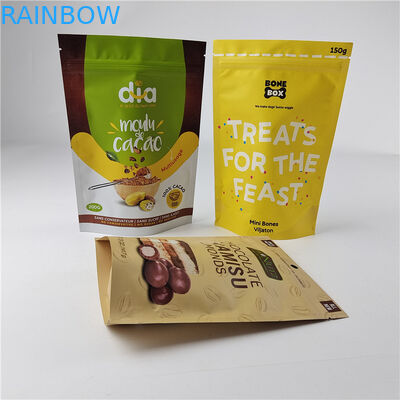 Wysokiej jakości niestandardowe drukowanie cyfrowe PE wielokrotnie używalne torba z zamkiem plastikowy stand up torebki Mylar