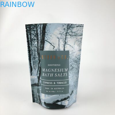 Różne rozmiary opakowania próbki folii do torebki z solą kąpielową Mylar w pozycji