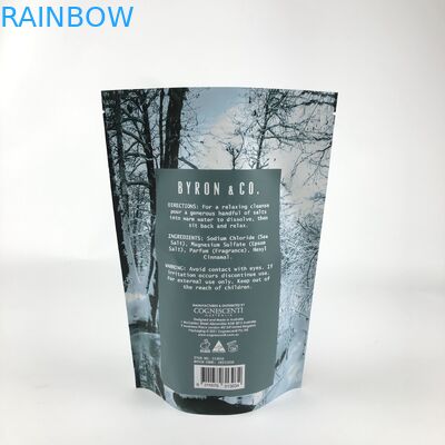 Różne rozmiary opakowania próbki folii do torebki z solą kąpielową Mylar w pozycji