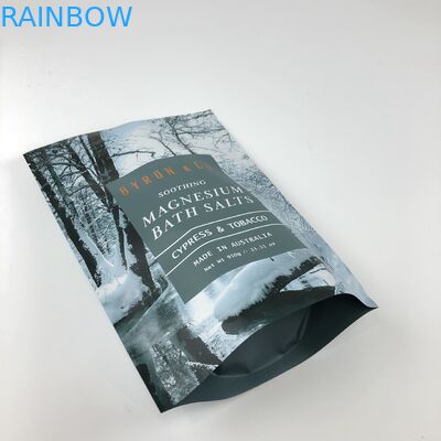 Różne rozmiary opakowania próbki folii do torebki z solą kąpielową Mylar w pozycji