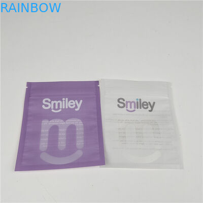 Wyraźne wyrównania zębów Mylar Trzy strony zamknięte plastikowe torebki opakowania szczelność i wilgoć