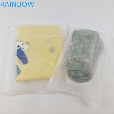 Fabryka hurtowa przezroczyste plastikowe koszulki ubrania worek opakowaniowy ze ślizgającym się zamkiem i hakem