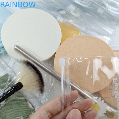 Wysokiej jasności PE materiał plastikowy worek opakowaniowy dla Comestic z dostosowanym rozmiarem i kolorem