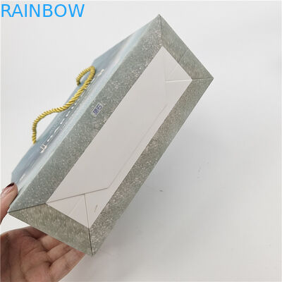 Najlepiej sprzedający się logo przyjazne dla środowiska drukowane torebka papierowa opakowanie biały 110 gram wielokrotne