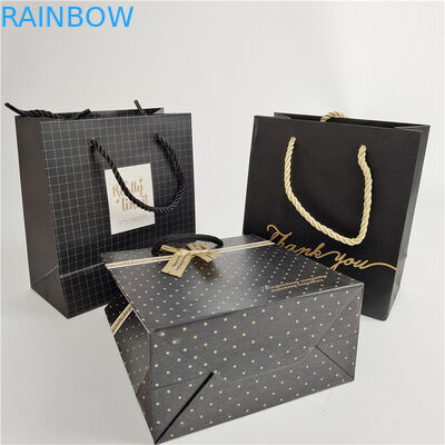 Wysokiej jakości niestandardowe drukowanie cyfrowe Logo drukowane torebka papierowa opakowanie biały 110 gram wielokrotne