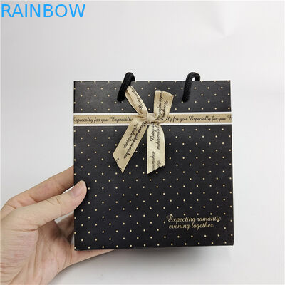 Wysokiej jakości niestandardowe drukowanie cyfrowe Logo drukowane torebka papierowa opakowanie biały 110 gram wielokrotne