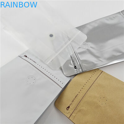 Zapewnienie jakości Niestandardowe drukowanie cyfrowe Przechowywanie Zip Lock Packs Laminated Aluminium Foil Bag