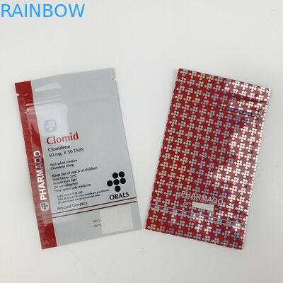 Przechowywanie promocyjne opakowania spożywcze worki z trzema stronami do pielęgnacji zębów opakowania z zamkiem cieplnym z zamkiem