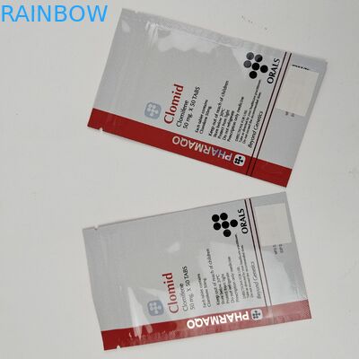 Przechowywanie promocyjne opakowania spożywcze worki z trzema stronami do pielęgnacji zębów opakowania z zamkiem cieplnym z zamkiem