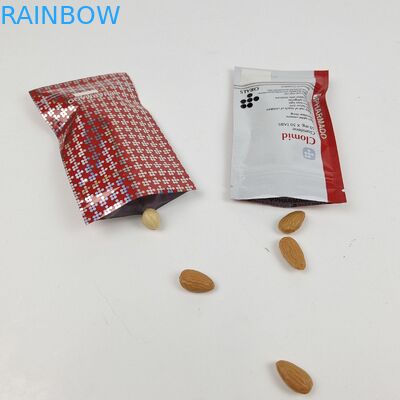 Przechowywanie promocyjne opakowania spożywcze worki z trzema stronami do pielęgnacji zębów opakowania z zamkiem cieplnym z zamkiem