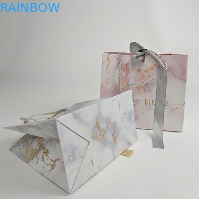 Biodegradowalna torebka papierowa do zakupów z drukiem logo