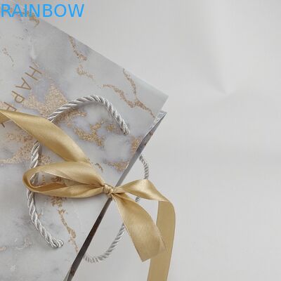 Biodegradowalna torebka papierowa do zakupów z drukiem logo