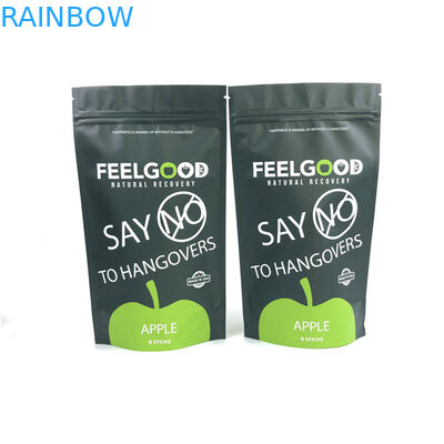 Logo na zamówienie Drukowane Stojąco Zamknięte Torba Zamknięta Zamknięta Torba Plastikowa