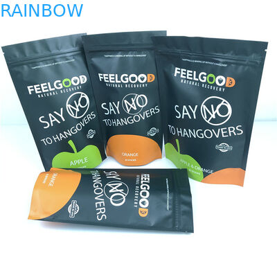 Logo na zamówienie Drukowane Stojąco Zamknięte Torba Zamknięta Zamknięta Torba Plastikowa