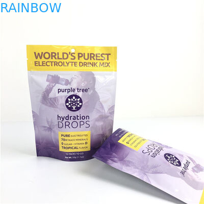 10 kolorystyczne specjalne folia aluminiowa z matą, stand up, torba z ziplockem, torba do jedzenia