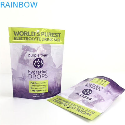 10 kolorystyczne specjalne folia aluminiowa z matą, stand up, torba z ziplockem, torba do jedzenia