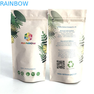 Logo na zamówienie Drukowane Stojąco Zamknięte Zaskładane Płytkowe Opakowanie