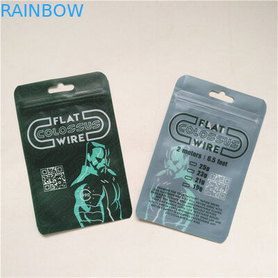 Promocja Zapewnienie jakości podlegające recyklingowi Trzystronna opakowania Mylar z zamkiem