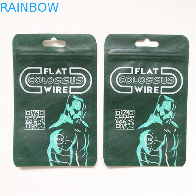 Promocja Zapewnienie jakości podlegające recyklingowi Trzystronna opakowania Mylar z zamkiem