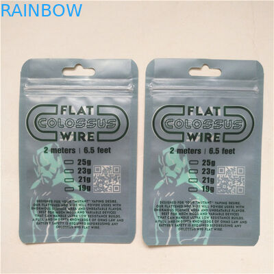 Promocja Zapewnienie jakości podlegające recyklingowi Trzystronna opakowania Mylar z zamkiem