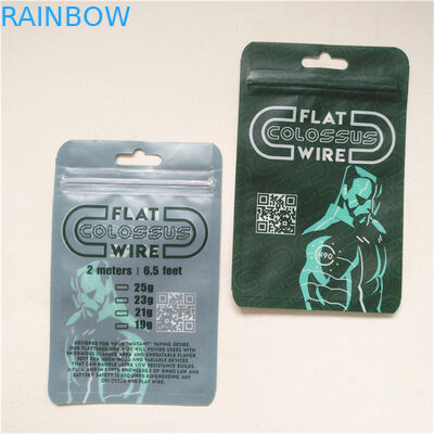 Promocja Zapewnienie jakości podlegające recyklingowi Trzystronna opakowania Mylar z zamkiem