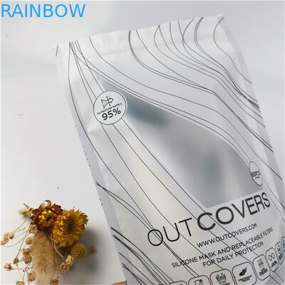 Zastosowane rozmiary i potrzeby projektowe z logo prywatnym Zipper Plastic Stand Up Zip Lock Packaging Bag Packs