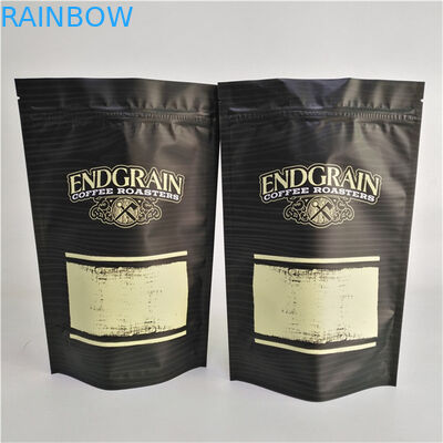 Przechowywanie Niestandardowe logo Drukowane Stand Up Zipper Pocket Znów zamykany plastikowy Food Seal Coffee Bag