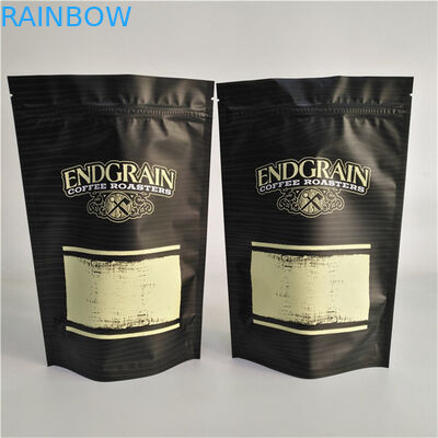 Przechowywanie Niestandardowe logo Drukowane Stand Up Zipper Pocket Znów zamykany plastikowy Food Seal Coffee Bag