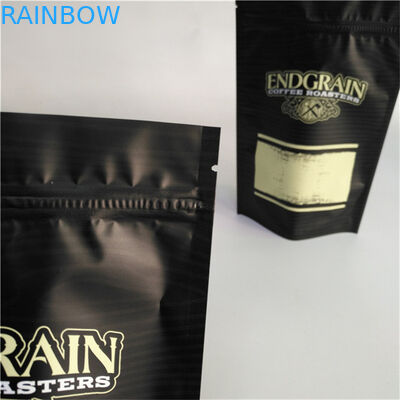 Przechowywanie Niestandardowe logo Drukowane Stand Up Zipper Pocket Znów zamykany plastikowy Food Seal Coffee Bag